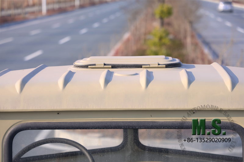 Dongfeng 6x6 off-road truck chassis with cab top of the cab