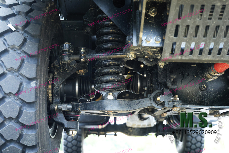 front double wishbone independent suspension of