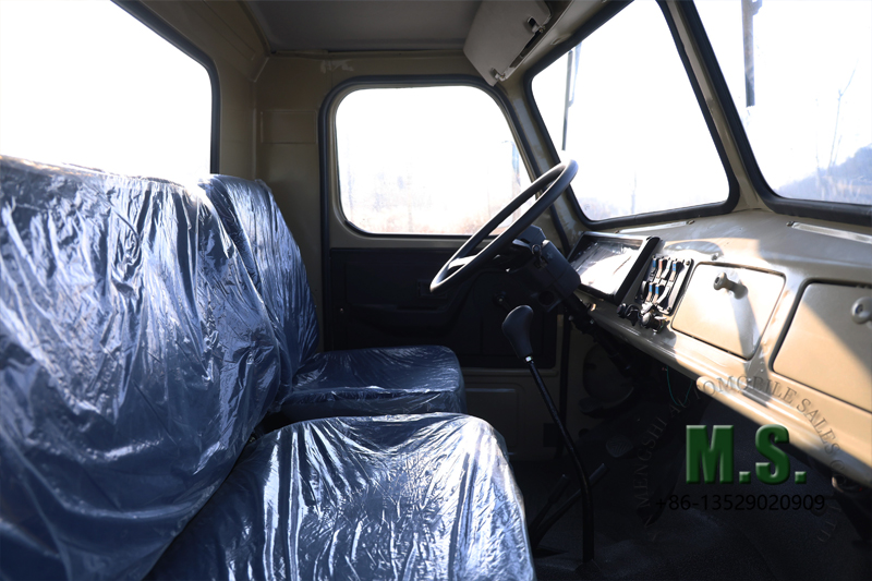 Dongfeng 6x6 off-road truck chassis with cab inside of cab