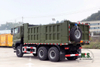  6×4 Dump Truck_375HP Flat Head Row and a Half Cab Heavy Duty Tipper Vehicle_Dongfeng Export Dump Truck Manufacturer