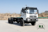 Dongfeng 6*6 Truck Chassis_Flathead 260HP Mountain Forest Off-road Truck Chassis_5.5 M Cargo Box Export Special Vehicle Chassis