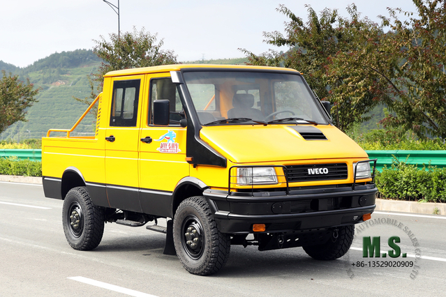4WD Iveco Minivan Double Row Cab _3T Small 6-seater Mini Off-road Truck_Classic Iveco 2045 Conversion Model