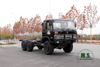 Black 6×6 Dongfeng EQ2102 Chassis_ Six Drive 153 One and a Half Row Cab Off Road Chassis_Export Special Truck Chassis