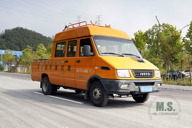 4*4 Iveco Double-row Engineering Rescue Truck_111 hp Power Rescue Repair Truck_Short Head Iveco Export Special Vehicle Conversion Manufacturer