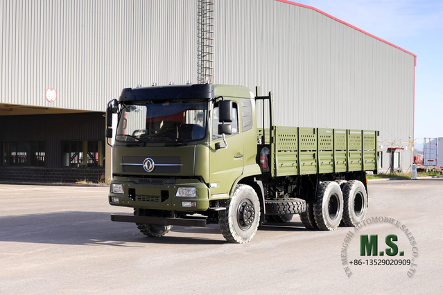 6x4 Dongfeng off-road truck_210 hp Flathead Row Half Cab Modification Transport truck_Dongfeng Export Special Vehicle