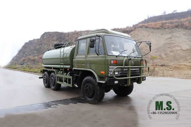 6*6 EQ2102 Tanker Truck_Dongfeng 190HP Six-wheel Drive Oil Tank Truck For Sale_ Fuel Tanker Lorry_Export Special Purpose Vehicle