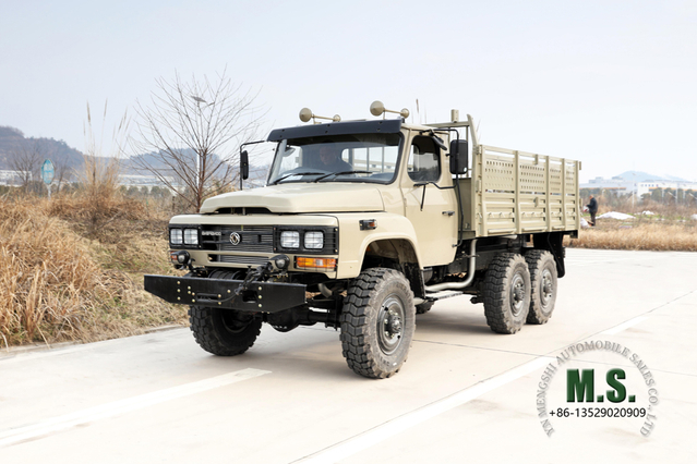 190hp EQ2082 Dongfeng 6*6 Off Road Truck_Six-wheel Drive Long Head Single Row Cab Cargo Truck Conversion Manufacturer_Export Special Purpose Vehicle