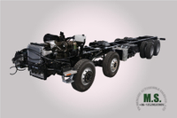 Dongfeng 8*4 Type Three Chassis_420 hp Cargo Truck Chassis Conversion Manufacturer_Export Special Purpose Vehicle Chassis