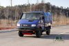 Blue Four-wheel Drive IVECO Off Road Truck_4*4 Short Head Single Row Micro Light Truck With Tarpaulin Pole_Export Special Purpose Vehicle