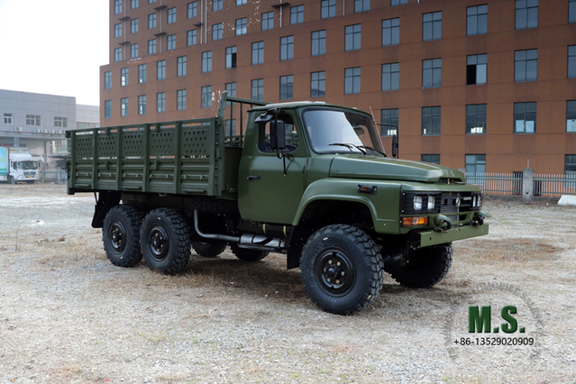 170HP Dongfeng EQ2082E6D 6WD Truck_6×6 Pointed Single Row Off-road Truck_Dongfeng Six-wheel Drive Customized Truck Export Special Purpose Vehicle