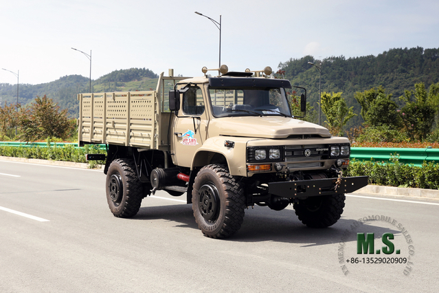 Dongfeng 4*4 Cargo Truck 190HP Four-wheel Drive Off-road Special Vehicle EQ240 Long Head Pointed Truck Customised Export Special Purpose Vehicle