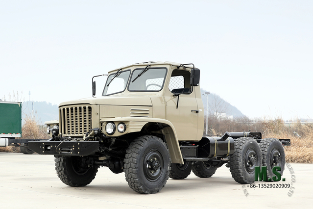 25Y 6WD EQ2082E6D Pointed Chassis Conversion_6×6 Off-road Special Vehicle Chassis_6*6 EQ240 Trucks for Export