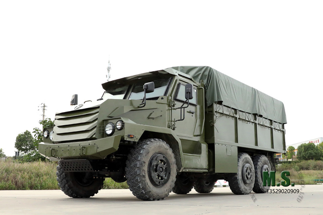 Six-wheel Drive Off-Road Cargo Truck Protected Long Head_6*6 Pointed Road Transporter_Customized Export Special Cargo Van Vehicle