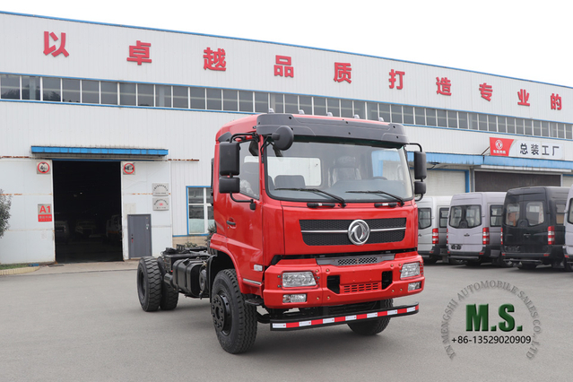4×2 Dongfeng Dump Truck Chassis _12T One-and-a-half Mine Transporter_240 hp Special Tipper Chassis for Export