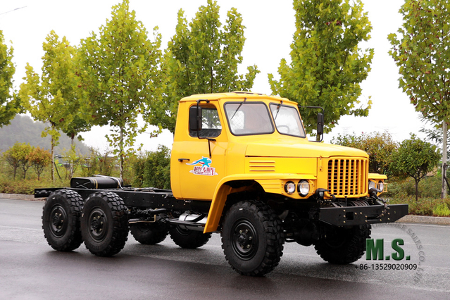 Dongfeng 6WD Chassis EQ2082 Double-glazed Truck Chassis_6*6 Tip 140 Off-road Transporter Chassis_ Six-wheel Drive Military Vehicle Chassis