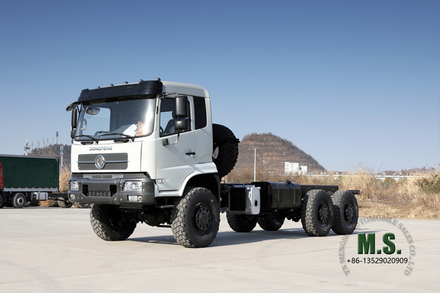 Dongfeng 6*6 Expended Special Chassis_Six-wheel-drive Off-road Special Vehicle Chassis_Dongfeng 18 Tons Export Chassis