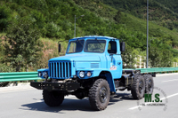 Dongfeng 6x6 Off-road Chassis_EQ2082E6D Double-glazed Tip 140 Truck Chassis_170/190hp Grille-faced Vehicle Chassis