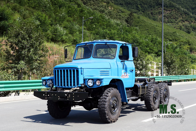 Dongfeng 6x6 Off-road Chassis_EQ2082E6D Double-glazed Tip 140 Truck Chassis_170/190hp Grille-faced Vehicle Chassis