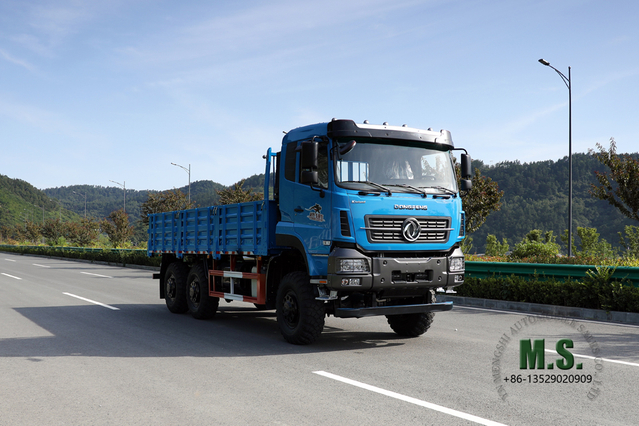 Six Drive Off Road Truck 6×6 Dongfeng Flat Head Row a Half Cargo Vehicle AWD Export Special Vehicle