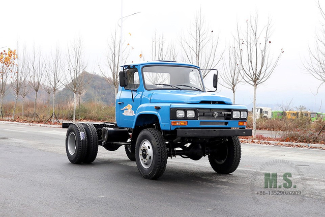 4*4 Dongfeng Off Road Dump Truck_170hp Pointed Head Single Row Cab Tipper Truck Mining Truck_Four Drive Export Special Dump Vehicle