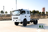 Four Drive Dongfeng Truck Chassis_4*4 Double Row Cab Customized Conversion Light Truck Chassis_AWD Off-Road Truck Export Special Vehicle Manufacturer