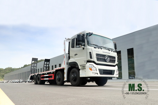 Dongfeng 8X4 Flatbed Vehicle_Dongfeng 10m Flatbed Truck _30T Export Special Truck Conversion Manufacturer