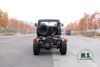 Black 6×6 Dongfeng EQ2102 Chassis_ Six Drive 153 One and a Half Row Cab Off Road Chassis_Export Special Truck Chassis