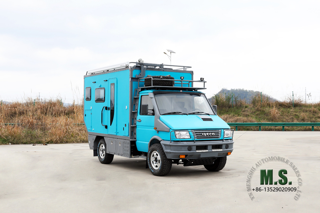 Iveco 4WD Off-road RV for sale_4*4 Outdoor Touring Caravan Customized_Family One-piece Four Drive Caravan Export Special Vehicle