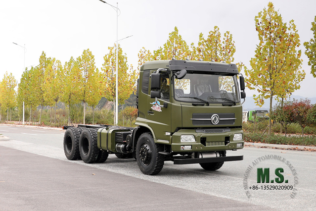 Dongfeng 6x4 Off-road Chassis_Flathead One-and-a-half Truck Chassis_Dongfeng Transport Vehicle Chassis Export Special Vehicle
