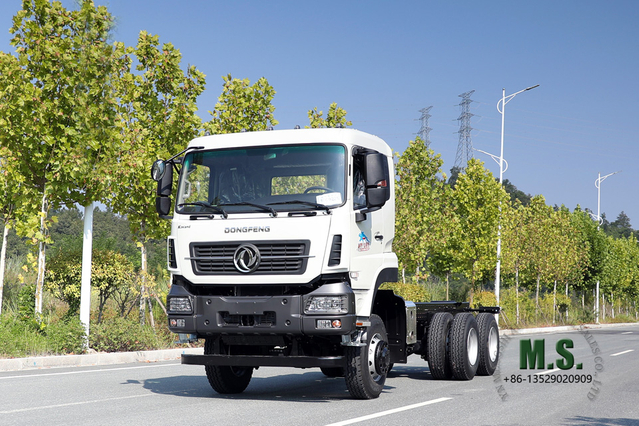 Dongfeng Three-axle Truck Chassis_25T 280hp Export Heavy Duty Chassis_7m Rear Eight-wheeler Truck Chassis Conversion