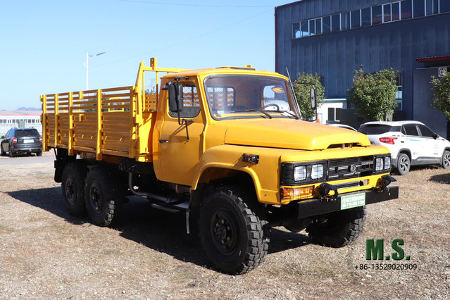 6WD Off-road Vehicle Long Head Single Row EQ2082 _6*6 Dongfeng EQ240 Tip Truck Configuration_25Y Off-road Truck Exports