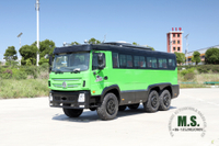 6X6 Dongfeng 8M Off Road Bus_210hp 25-seater Rescue Bus_Six Drive Export Special Bus