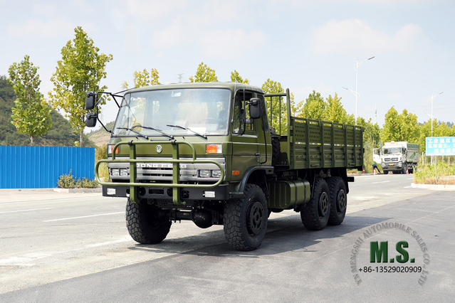 EQ2102 Dongfeng 6*6 Off-road Truck_3.5T 153 Flathead Row a Half Cab Diesel Vehicle_Six Drive Transport Truck Export Special Vehicle