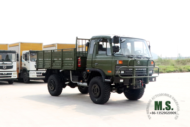 2070 Four Drive Dongfeng 153 Cab Off Road Truck_4×4 Flathead one and a half Row Transportation Truck_Export Special Vehicle Manufacturer