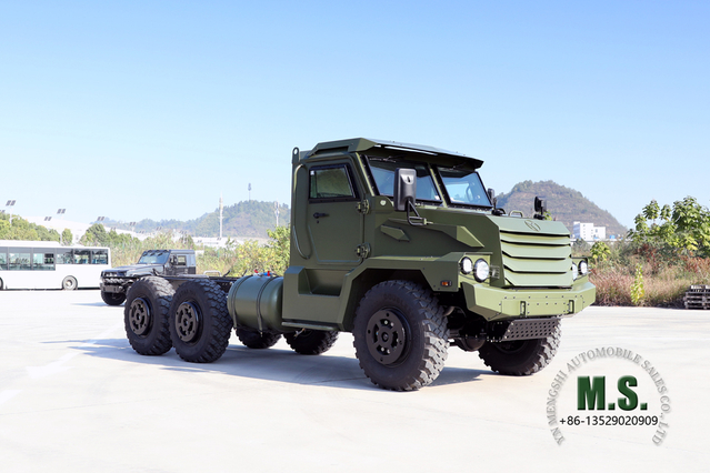 Six-wheel Drive Protective Long-head Chassis_6*6 pointed-head Off-road Special Chassis Customized Vehicle_Various Chassis Modification Export Special Vehicle