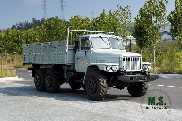 190 hp 6×6 EQ2100 Dongfeng Truck_Six-wheel Drive Off Road Truck Single Row Double Glass Pointed Head_AWD Export Special Purpose Vehicle