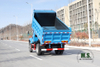 170 hp 4×4 Dongfeng Blue Dump Truck Tipper Truck _ Four-wheel Drive Pointed Head Single Row Mining Trucks for sale_Export Special Vehicle