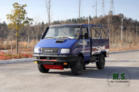 Blue Four-wheel Drive IVECO Off Road Truck_4*4 Short Head Single Row Micro Light Truck_Export Special Purpose Vehicle