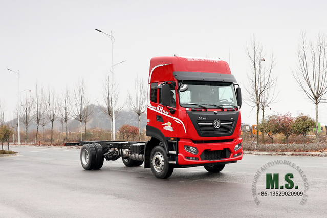 Dongfeng 4*2 Off Road Truck Chassis_290 hp Flat Head High Roof Double Bedroom Cab Cargo Truck Chassis Conversion Manufacturer _Export Special Purpose Vehicle Chassis