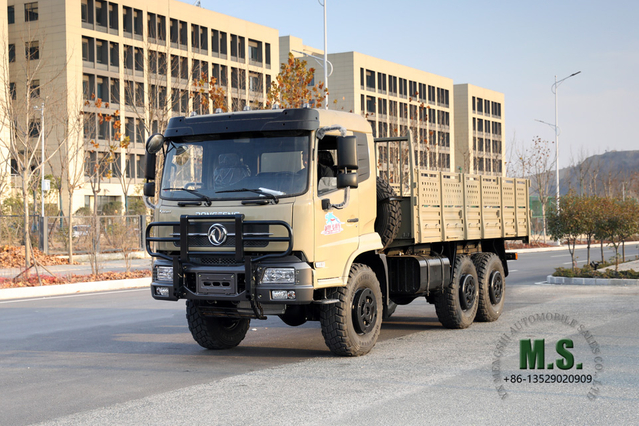 6*6 Dongfeng EQ2102 Off Road Truck_Six-wheel Drive 210 Hp Flathead Cargo Trucks_AWD Export Special Purpose Vehicle