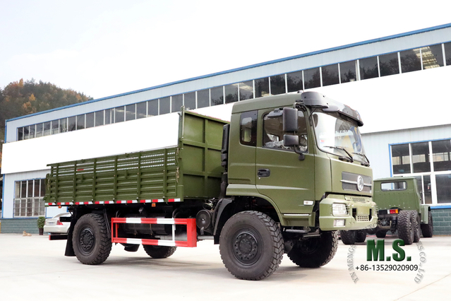 4×4 Heavy Duty Dump Truck_210HP 4WD Dongfeng Off road Tipper Truck _9T Site and Mining Transport Vehicle