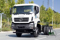 6*6 Off Road Chassis With Rear Eight Wheels Dongfeng Flat Head One-and-a-half Rows Truck Chassis Export Special Vehicle