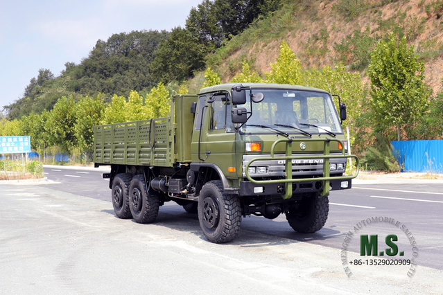 EQ2102 Dongfeng 6*6 Off-road Truck_3.5T 153 Flathead Row a Half Cab Diesel Vehicle_Six Drive Transport Truck Export Special Vehicle