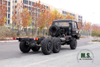 Black 6×6 Dongfeng EQ2102 Chassis_ Six Drive 153 One and a Half Row Cab Off Road Chassis_Export Special Truck Chassis