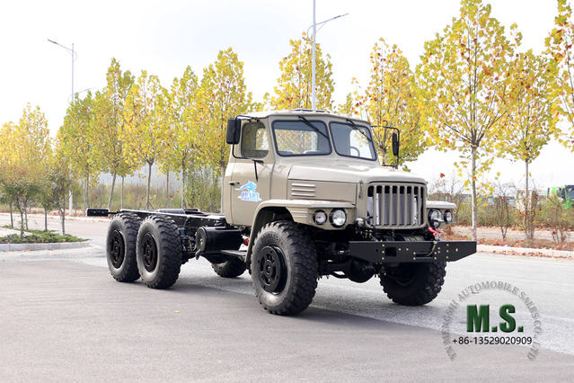 Dongfeng Six Drive EQ2100 Chassis_6*6 210hp Pointed Head Double Glass Truck Chassis_Dongfeng Export Special Vehicle Chassis
