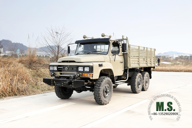 EQ2082 Dongfeng 6*6 Off Road Truck_Six-wheel Drive Long Head Single Row Cab Cargo Truck_Conversion Manufacturer Export Special Purpose Vehicle