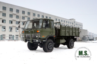  4X4 2070 Dongfeng Off Road Truck_153 Four Drive Flathead One-and-a-half Row Cab Transportation Truck_Export Special Vehicle