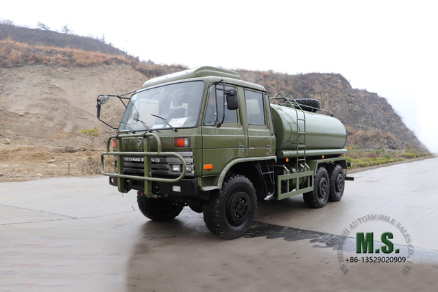 6*6 EQ2102 Tanker Truck_Dongfeng 190HP Six-wheel Drive Oil Tank Truck For Sale_ Fuel Tanker Lorry_Export Special Purpose Vehicle