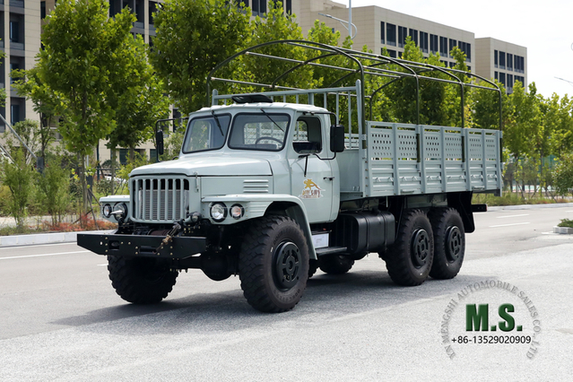 190Hp Dongfeng EQ2100 Six Drive Off Road Truck_Single Row Pointed Head Truck with Tarpaulin Poles Cargo Truck For Sale_6×6 Vehicle Export Special Purpose Vehicle