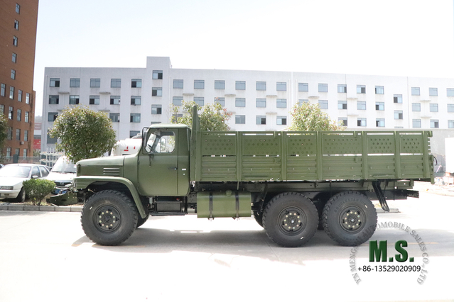 6×6 EQ2100 Dongfeng Off Road Truck_Six-wheel Drive 190 hp Single Row Double Glass Pointed Head Truck _AWD Export Special Purpose Vehicle